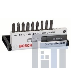 Наборы битов для шуруповерта Bosch Исполнение Diamond Impact